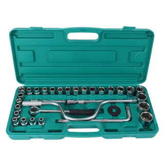 Jingong jingxuan 2-piece machine repair and auto repair tool set 8-32mm socket wrench set ratchet sleeve