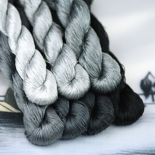 Other embroidery craftsmen no. 97 velvet flower diy handmade su embroidery mulberry silk embroidery thread silk embroidery thread commonly used color grass gray embroidery thread 7 colors each 1 large