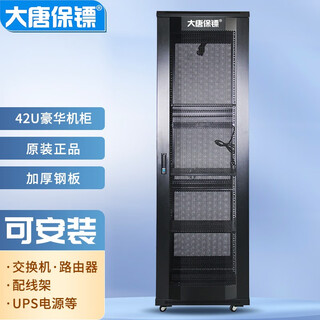 大唐保镖 机柜  42u网络服务器机柜2米600宽1000深 A36042升级款