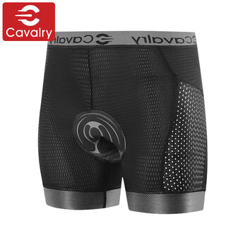 Cavalry bicycle riding underwear men's shorts silicone sponge cushion mountain bike road bike riding clothing m