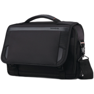 Samsonite pro series business casual men's flip briefcase, business trip commuter computer bag, portable crossbody bag, black 13 inches 1263601041