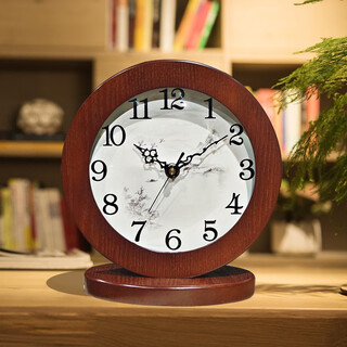 Han dynasty (hense) classical table clock creative table clock living room retro desktop clock ornament quartz clock hd281 large landscape