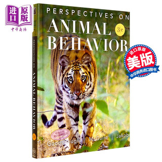 动物行为透视  第3版 Perspectives On Animal Behavior 英文原版  Wiley