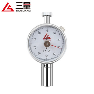 Three-quantity rubber silicone shore hardness tester type a portable high-precision lx-a c d tester holder jdj07 lx-a-2 type (softer rubber-double needle)