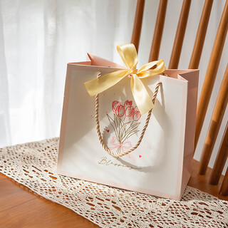 Flowers and heartfelt gift bags handbags large birthday gift bags holiday gift packing bags blessings large 3 pack 4038