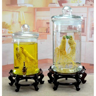 Soaking wine bottle with faucet 5 jin jin is equal to 0.5 kg 10 jin jin is equal to 0.5 kg 20 jin jin is equal to 0.5 kg glass bottle household wine bottle medicinal wine bottle wine jar wine can 12 jin jin is equal to 0.5 kg plus faucet with base