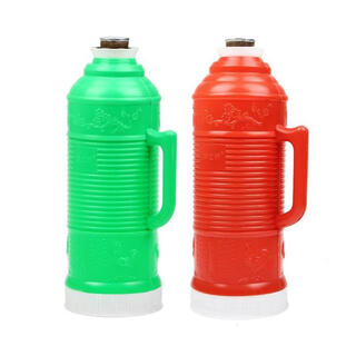 Lilang thermos bottle shell large capacity 2l household old-fashioned retro thermos thermos bottle thermal kettle boiling water bottle protection 2l old-fashioned red single shell 1 stopper 2l