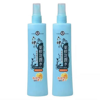 Liushen domestic mosquito repellent toilet water anti-itching spray fresh fragrance type cooling repellent mosquito repellent summer classic anti-itching cool mosquito repellent toilet water 180ml*2 bottles 180ml