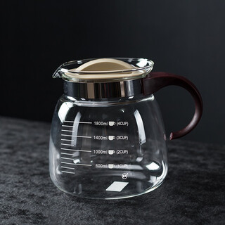 Chuyi open flame heating direct fire kettle high temperature resistant electric ceramic stove gas stove direct burning glass hot water kettle filled with boiling water tea kettle 1800ml kettle