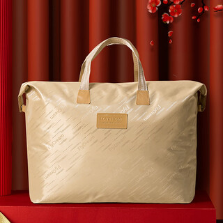 Tingyuying thickened oxford cloth handbag, durable and large-capacity woven quilt storage bag, wedding quilt bag, golden dream flying, medium size 55x70 silk quilt 5-6 jin jin equals 0.5 kg, soybean quilt 5-6 jin jin equals 0.5 kg