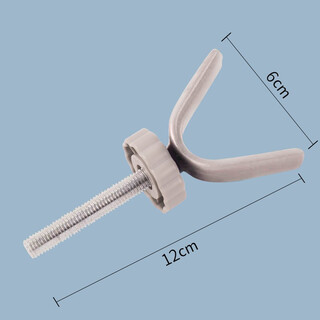 呵花婴儿楼梯口护栏儿童安全门围栏防护栏杆延长件加长件配件 Y螺栓小 2-6cm 76CM高