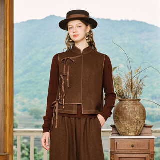 Wancaoyi (wancaoyi) wancaoyi 2025 winter new style suit h27525451 brown s