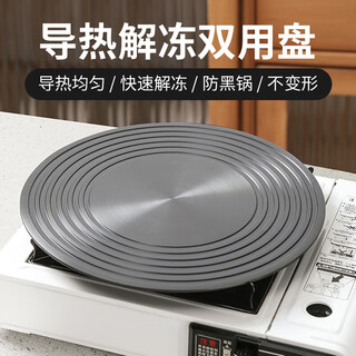 Zhenchu energy-saving heat conduction plate thawing plate gas stove heat insulation plate anti-burn black multi-functional kitchen heat conduction sheet universal artifact heat conduction plate thickened 4mm