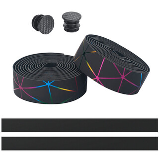 Lingmai bicycle handlebar with handle anti-slip strap wear-resistant color road bike dead fly strap riding equipment accessories black color