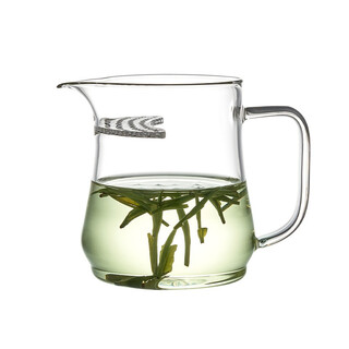 Peking university shi yueya fair cup glass male cup tea filter integrated high borosilicate hand-filtered kung fu tea set ch-26 transparent