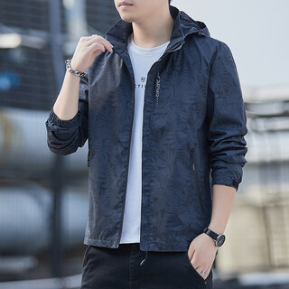 Fanke's trendy spring and autumn outdoor couples' same-style jackets for men and women, casual jackets, men's breathable sports cycling clothes, windbreaker, men's black m