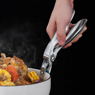 Onlycook plate clamp 304 stainless steel bowl clamp household anti-scalding dish clamp bowl clamp kitchen clamp single