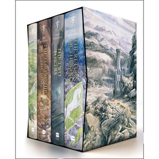 Spot english original the rings boxed the lord of the rings trilogy the hobbit the lord of the rings color illustrated edition hardcover