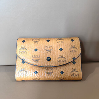 Second-hand 90% new mcm short women's wallet wallet