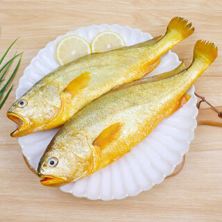 Hongshun fresh frozen yellow croaker 700g/2 pieces domestic fish ningde large yellow croaker fresh seafood