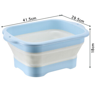 Pet dog bathtub foldable puppy cat bathtub small dog teddy corgi special bathtub bathtub 7jin jin equals 0.5kg inside sky blue foldable with drainage port