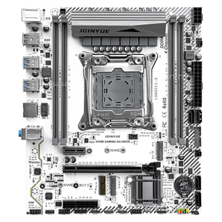 Jingyue x99 motherboard cpu set desktop computer game multi-open motherboard xeon e5 motherboard ddr3/ddr4 memory e5 2666v3/2696v3/2680v4/2678v3 jingyue x99m gaming d4/argb with e5 26
