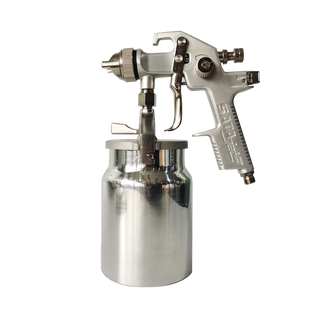 Damei lightspeed german sata spray gun traditional lower pot car furniture topcoat 1.7 caliber spray gun 17400 large diameter lower pot 1.7 caliber (commonly used)