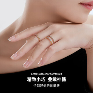 Coasze rainbow gemstone ring gold tourmaline ring light luxury colorful treasure small tail ring for girlfriend and wife customized engraving no. 9