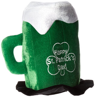 Beistle 30712 plush st.patrick's day beer mug hat