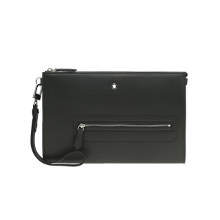 95% new montblanc (montblanc) gift men's clutch black 130047