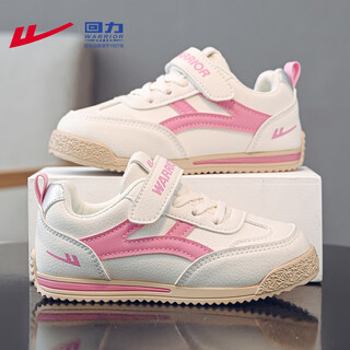 Warrior children's shoes, girls' sneakers, spring and autumn soft-soled lightweight children's sports shoes wz(cl)-1076 m/rose 36