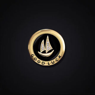 Mr. ouyang has smooth sailing, men's brooch, suit collar corsage, business lapel pin, navy style badge brooch, brooch, gold a29-101