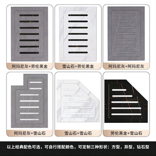 Medium quality made shower room sunken bathroom slate custom shower board bathroom shower feet anti-slip stone base pedal pedal within 1.0 square meters