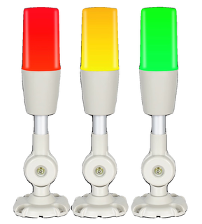 Usb serial port rs232 single layer three-color light alarm light buzzer secondary development programmable controllable code white