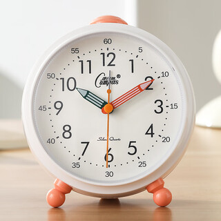 Kangbas desktop alarm clock for children and students to wake up artifact simple bedroom bedside clock 2233 orange