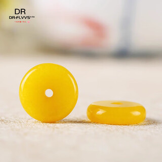 Beeswax separator, natural yellow chalcedony spacer, bracelet, buddha bead color, small and large vajra, star and moon, white jade bodhi text play set, yellow chalcedony separator, 10*3mm