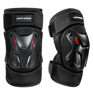 Acefurther motorcycle knee pads, elbow pads, windproof and warm motorcycle protective gear, riding anti-fall, men's and women's electric bike knee pads, four-season knee pads, two-piece set k08