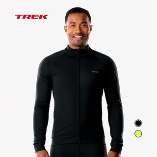 Trek circuit softshell windproof and waterproof soft and warm softshell cycling jacket black s