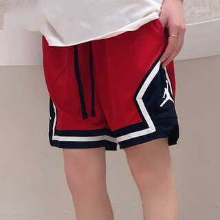 
Nike AJ Shorts Men's 2023 Summer New Sports and Casual Basketball Pants Loose Breathable Training Crimp Pants Shorts DX1488-687/Red and Black/Printed Logo S Recommended 100-120Jin [Jin equals 0.5 kg]/165