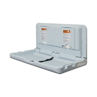 Ecr4kids horizontal wall mount baby changing station 35.5x19x19 inches
