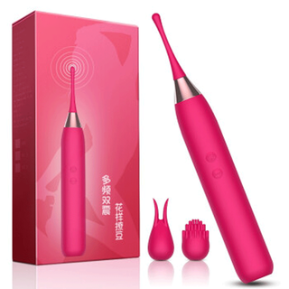Tide pen vibrator clitoris electric massage stick female g-spot stimulation artifact masturbation device girls small toys double-headed vibrator - vaginal private parts self-defense second tide women scream out of control small clitoris massager vibrator sex toy couple bed love tool