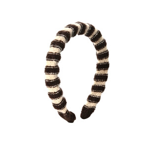 Ajidou aji bean headband, simple and casual striped headband, fashionable and versatile birthday gift for girlfriend
