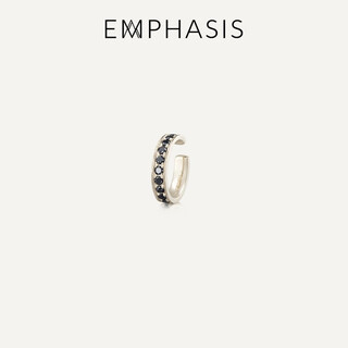 Emphasis ai fei poetry series silk forged silver alloy black diamond ear cuff 90564e pre-sale reservation