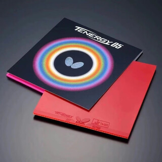 蝴蝶蝴蝶套胶涩性T64蝴蝶T05胶皮蝴蝶T80胶皮反胶乒乓球胶皮 T05红色(暴力弧圈旋转型)