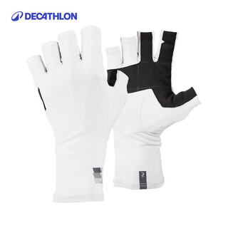 Decathlon fishing gloves summer thin sun protection quick-drying lure special for men and women breathable fly fishing ovf sun protection fishing gloves l
