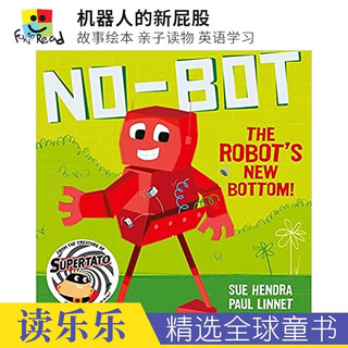 Story picture book no-bot robot parent-child reading english learning original english imported book