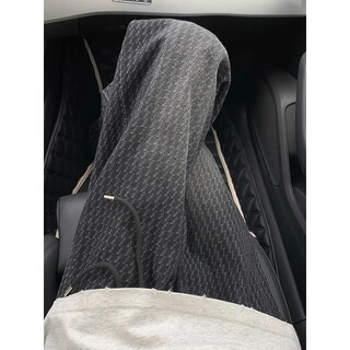 Poum men's clothing joint starry sky pattern jeans men's new american trendy design handsome high street straight loose wide leg pants clh-t1748 black xl