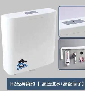 Renjuyihailong engineering toilet flush tank public toilet flusher squat toilet glue household water tank h2
