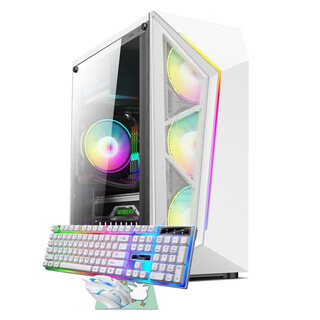 Mingsu desktop computer core i7rtx4060 independent display live broadcast design e-sports game assembly desktop computer host complete set i5 7500 16g 512g independent display gtx1060 single computer host 99% new