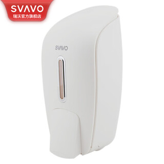 Svavo foam soap dispenser wall-mounted punch-free hand-pressed hand sanitizer bottle kitchen dishwashing liquid bottle bathroom mobile phone pl-151051 white drip model